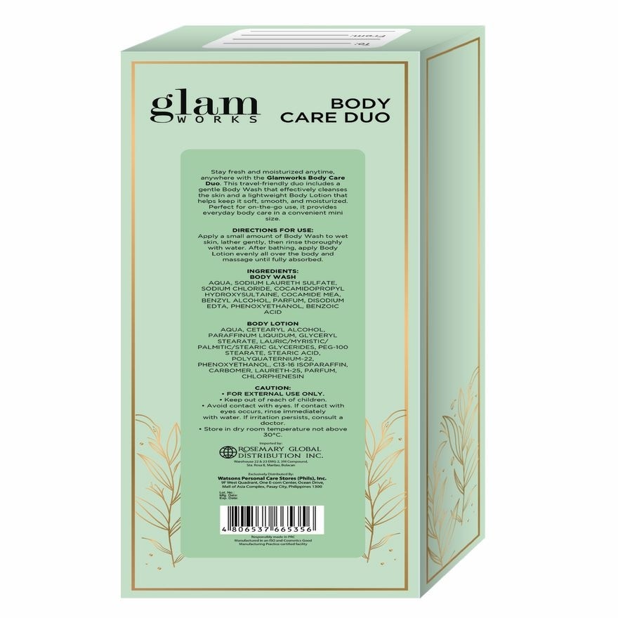 GLAMWORKS Body Care Duo Gift Set image
