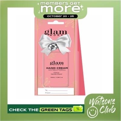 GLAMWORKS GLAMWORKS Hand Cream Antibacterial Cherry Vanilla Scent 100ml image