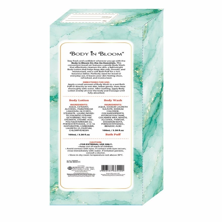 BODY IN BLOOM On The Go Essentials Gift Set image