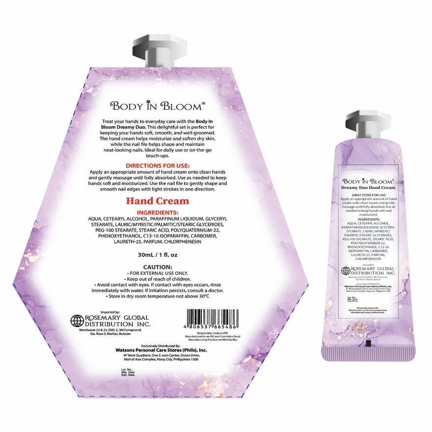 BODY IN BLOOM Dreamy Duo Lavender Hand Cream Set image