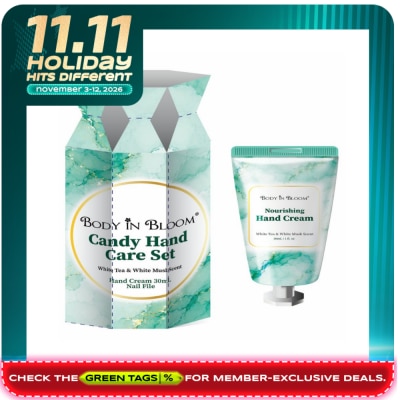 BODY IN BLOOM BODY IN BLOOM Candy Hand Care Set White Tea And White Musk Hand Cream image