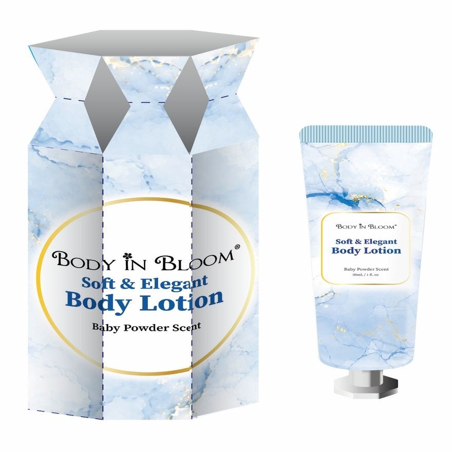 BODY IN BLOOM Soft And Elegant Body Lotion Baby Powder Scent 30ml image