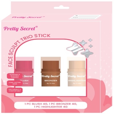 PRETTY SECRET PRETTY SECRET Face Sculpt Trio Stick Set image