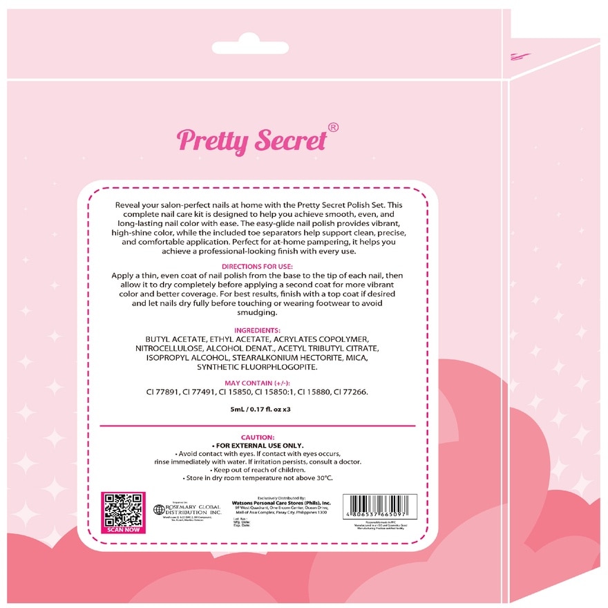 PRETTY SECRET Perfect Polish Set image