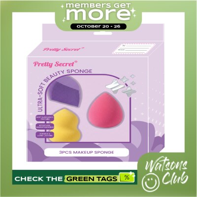 PRETTY SECRET PRETTY SECRET Ultra Soft Beauty Sponge 3pcs image