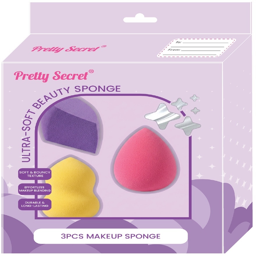 PRETTY SECRET Ultra Soft Beauty Sponge 3pcs image