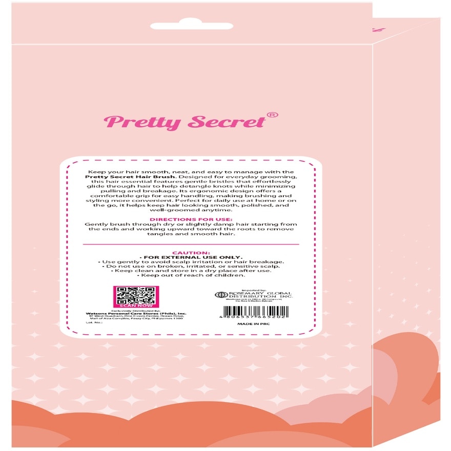 PRETTY SECRET Hair Brush 1pc image
