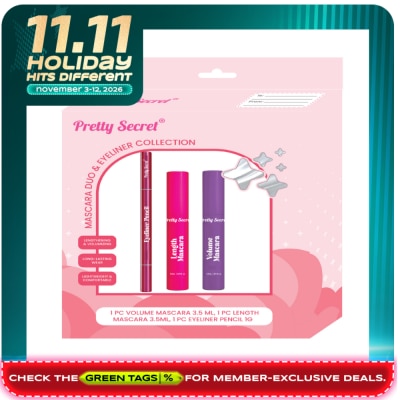 PRETTY SECRET PRETTY SECRET Mascara Duo and Eyeliner Collection Set image