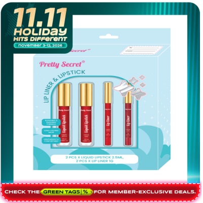 PRETTY SECRET PRETTY SECRET Lip Liner and Lipstick Set image