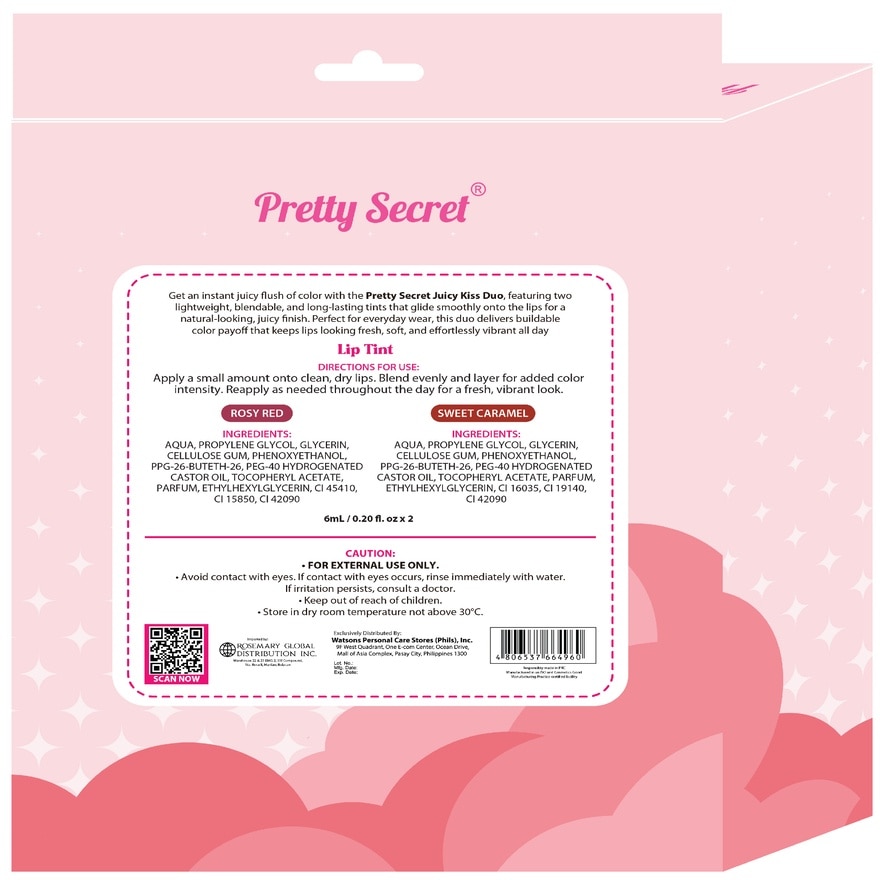PRETTY SECRET Juicy Kiss Duo Set 2 x 6ml image