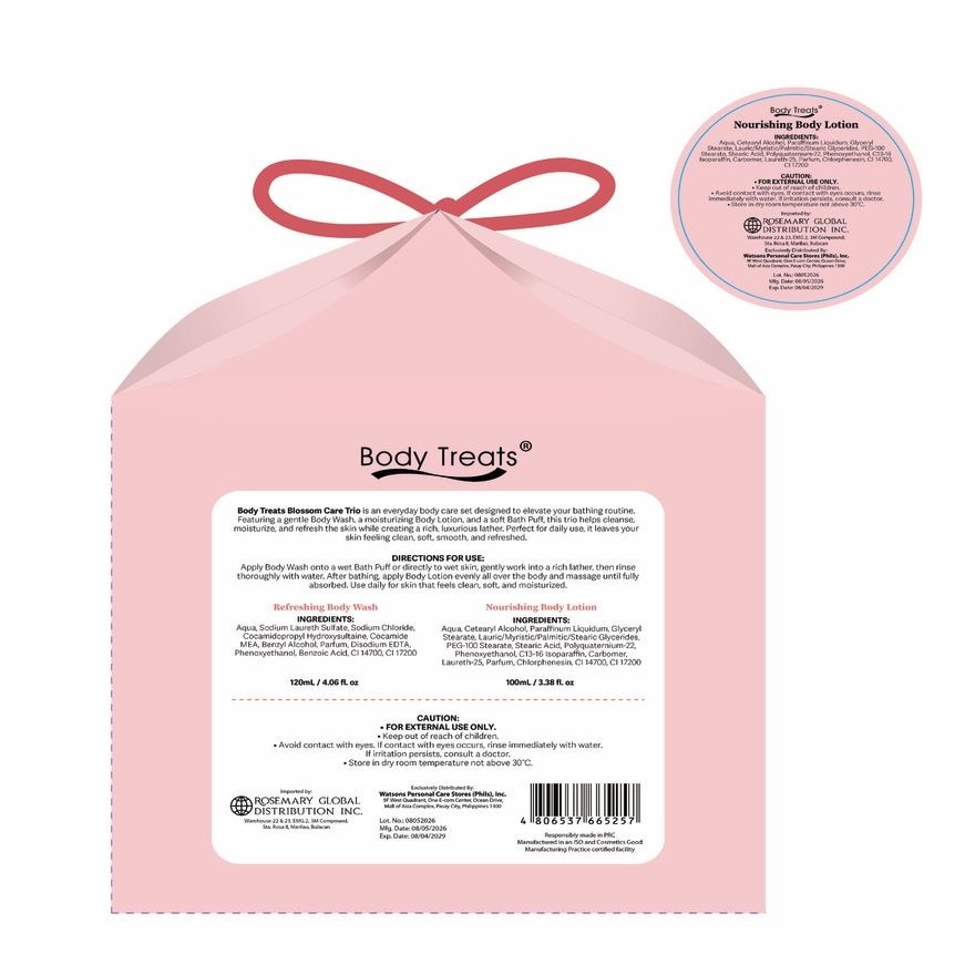BODY TREATS Blossom Care Trio Gift Set image