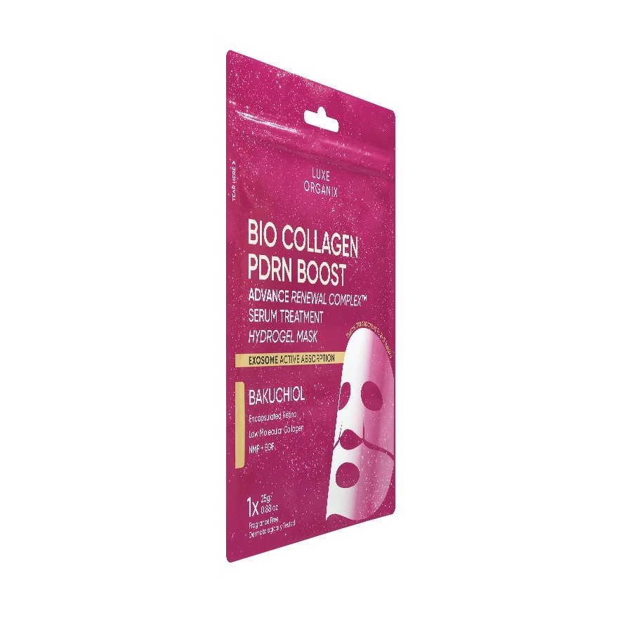 LUXE ORGANIX Bio Collagen PDRN Boost Advance Renewal Complex Serum Treatment Hydrogel Mask 25g image