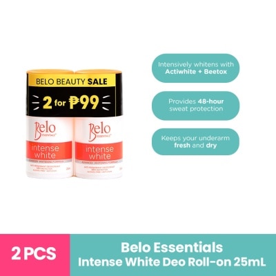 BELO BELO Intense White Deo Roll On Bundle 2 x 25ml image