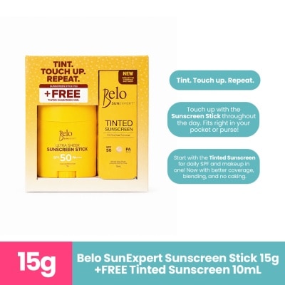 BELO BELO SunExpert Sunscreen Stick Set 15g Plus Tinted Sunscreen 10ml image