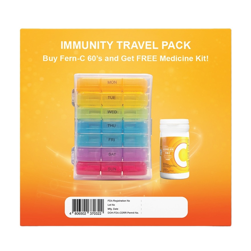 FERN C Immunity Travel Pack 500mg Capsule 60s image