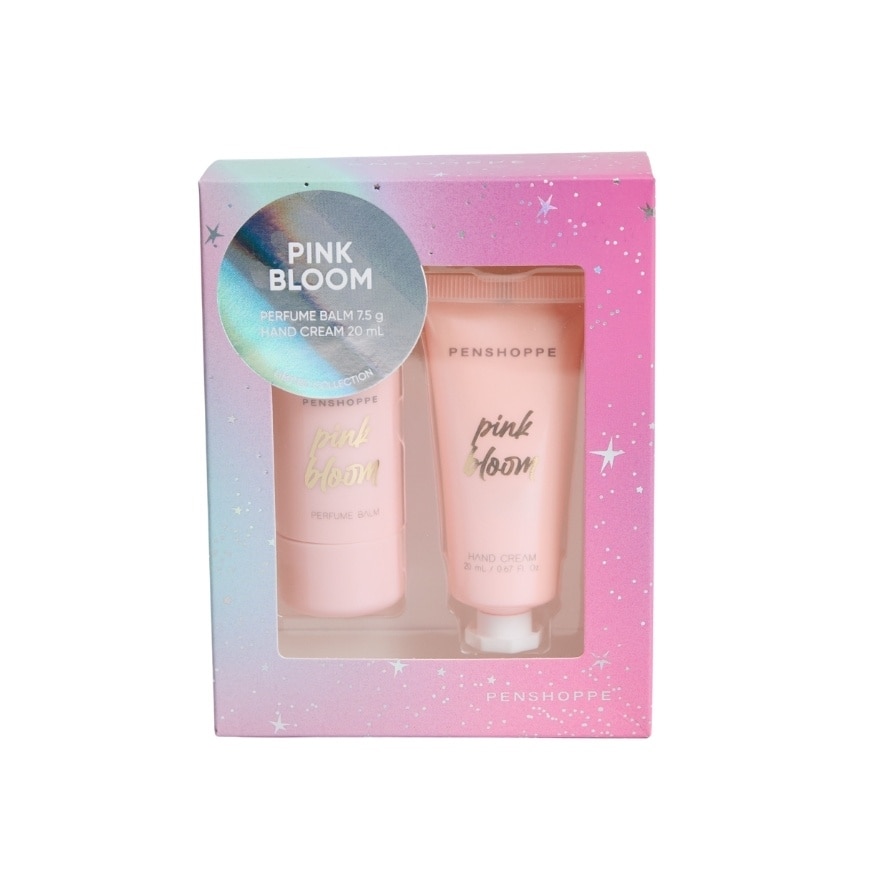 PENSHOPPE Pink Bloom Perfume Balm and Hand Cream Gift Set 7.5g and 20ml image