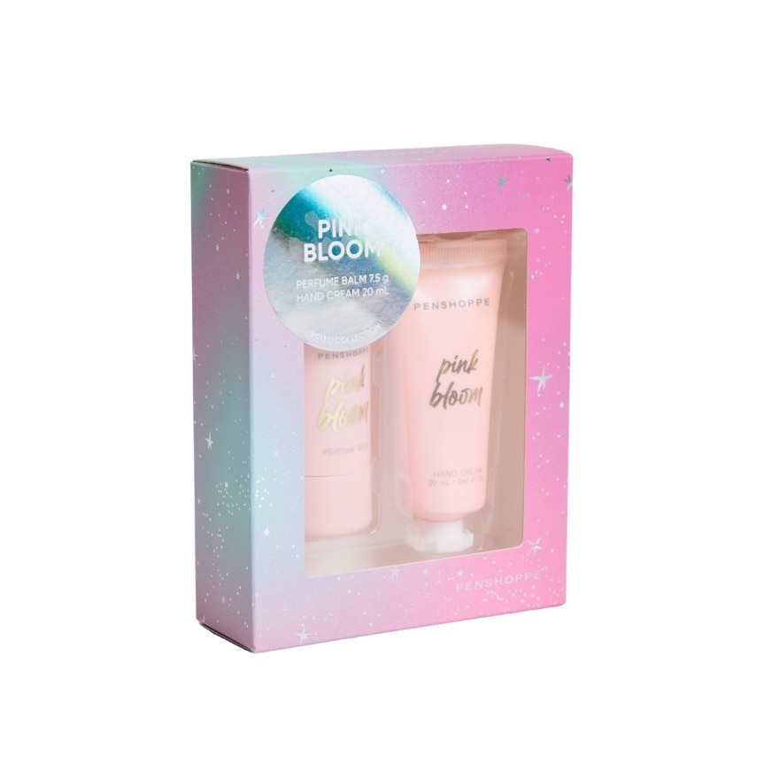 PENSHOPPE Pink Bloom Perfume Balm and Hand Cream Gift Set 7.5g and 20ml image