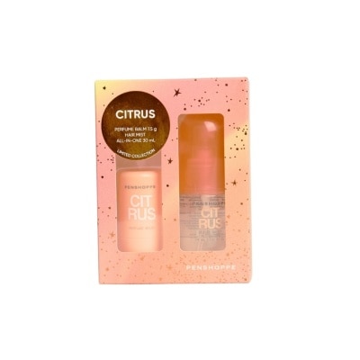 PENSHOPPE PENSHOPPE Citrus Hair Mist and Perfume Balm Gift Set 30ml and 7.5g image