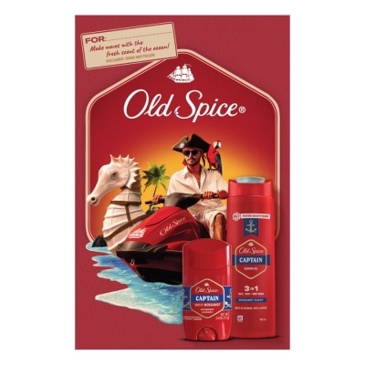 OLD SPICE OLD SPICE Captain Invisible Stick and Shower Gel Gift Pack 73g and 400ml image