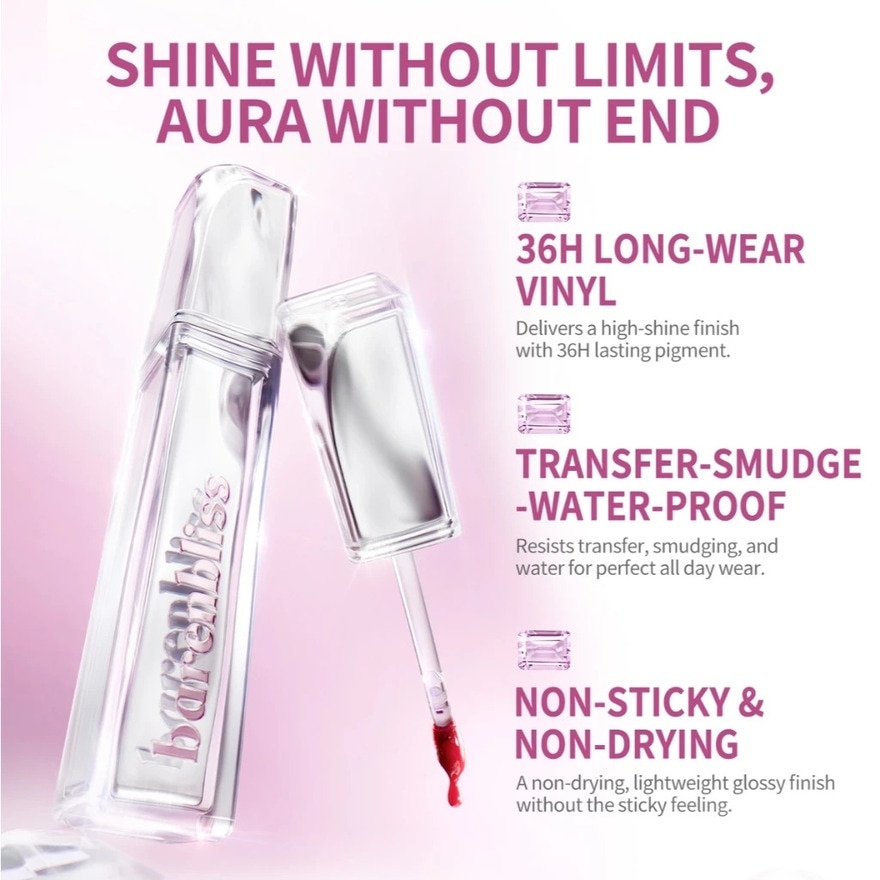 BARENBLISS Aura Mood Transferproof Vinyl Lip Cream 988 Second Date 2.5ml image