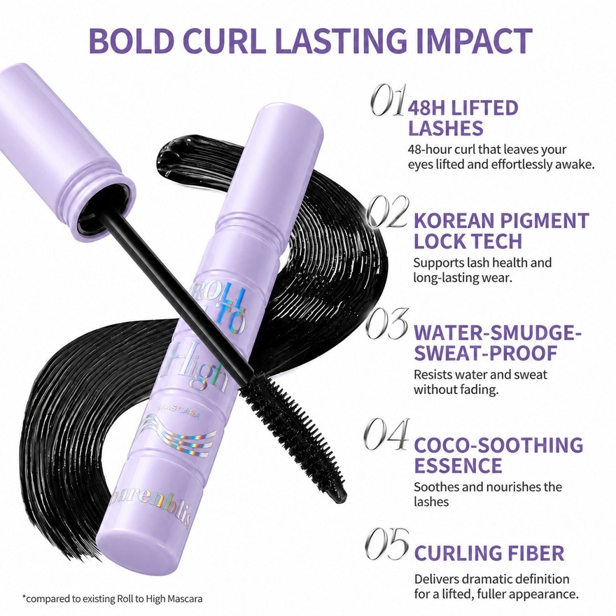 BARENBLISS Roll To High Mascara Upgraded 8g image