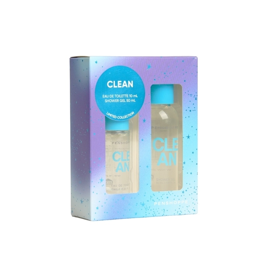 PENSHOPPE Clean EDT and Shower Gel Gift Set 10ml and 50ml image