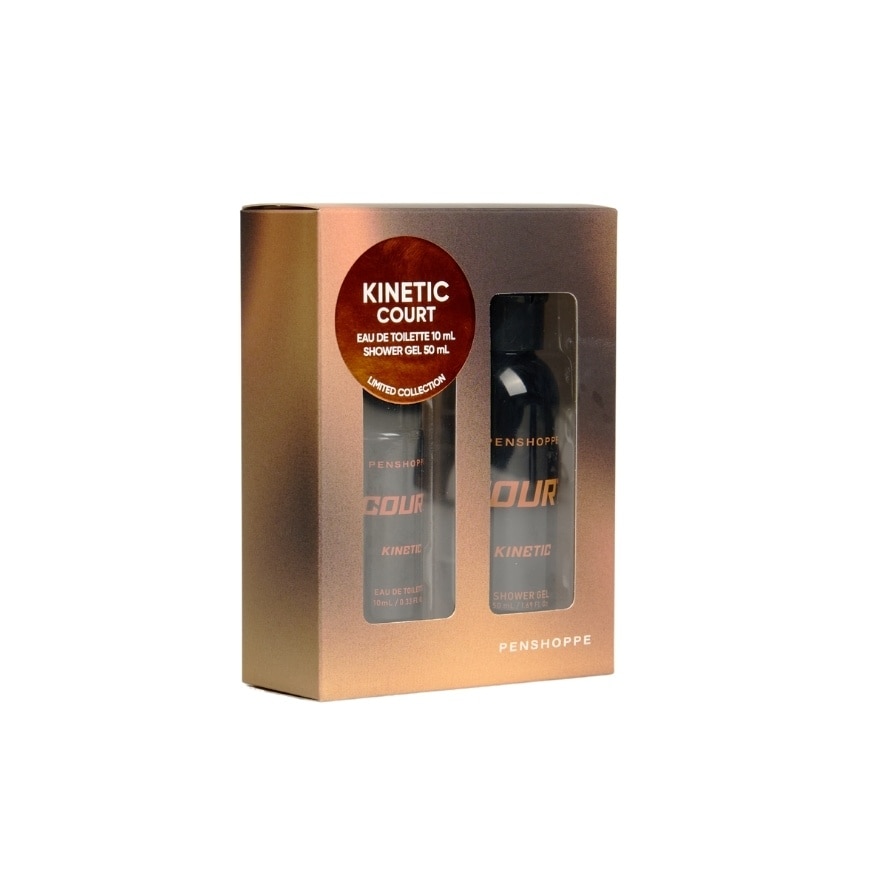 PENSHOPPE Kinetic Court EDT and Shower Gel Gift Set 10ml and 50ml image