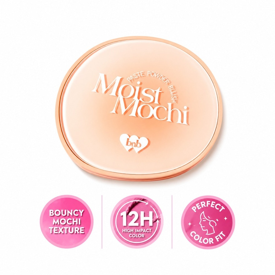 BARENBLISS Moist Mochi Paste Powder Blush 03 Sunset Mango 4.5g image