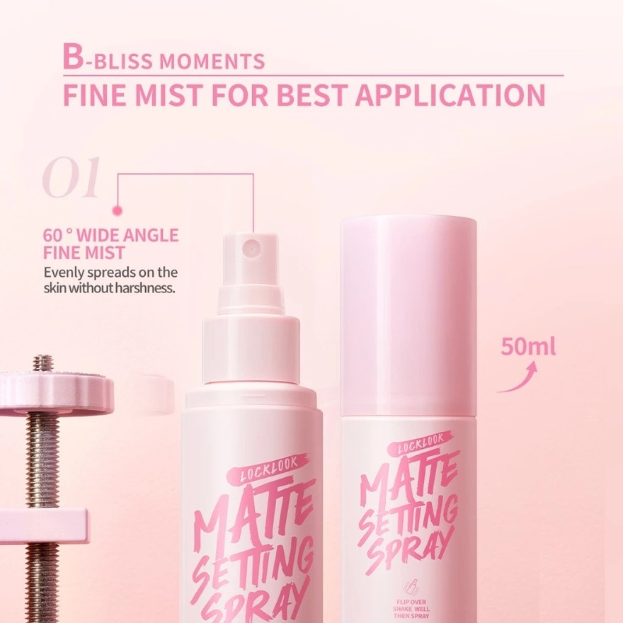 BARENBLISS Locklook 16H Matte Setting Spray 50ml image