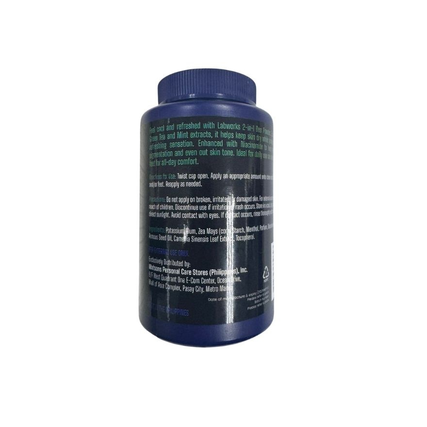LABWORKS 2 in 1 Deo Powder Cool Breeze 60g image