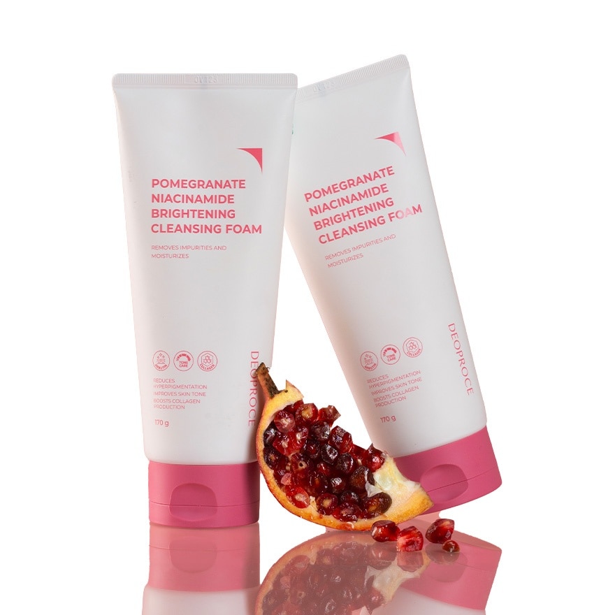 DEOPROCE Pomegranate Niacinamide Brightening Cleansing Foam 170g image