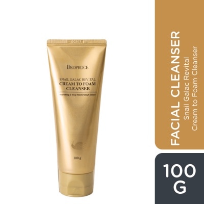 DEOPROCE DEOPROCE Snail Galac Revital Cream To Foam Cleanser 100g image
