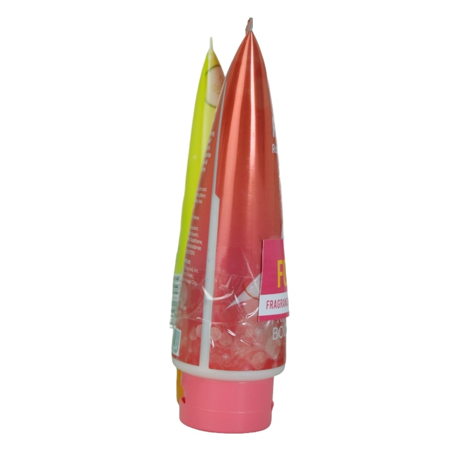 GLAM WORKS Raspberry + Rosehip Retinol Body Serum & Cucumber Melon Body Scrub Bundle 350ml x 350g image