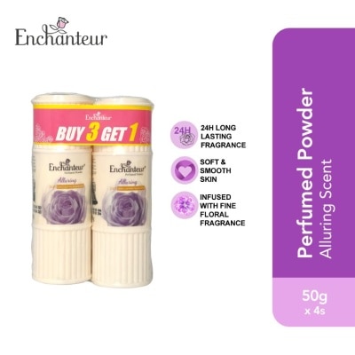 ENCHANTEUR ENCHANTEUR Alluring Perfume Powder 50g Bundle image