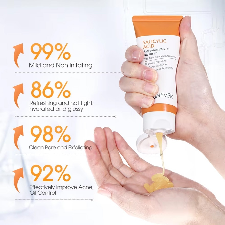SKINEVER Salicylic Acid Refreshing Scrub Cleanser Travel Size 20ml image