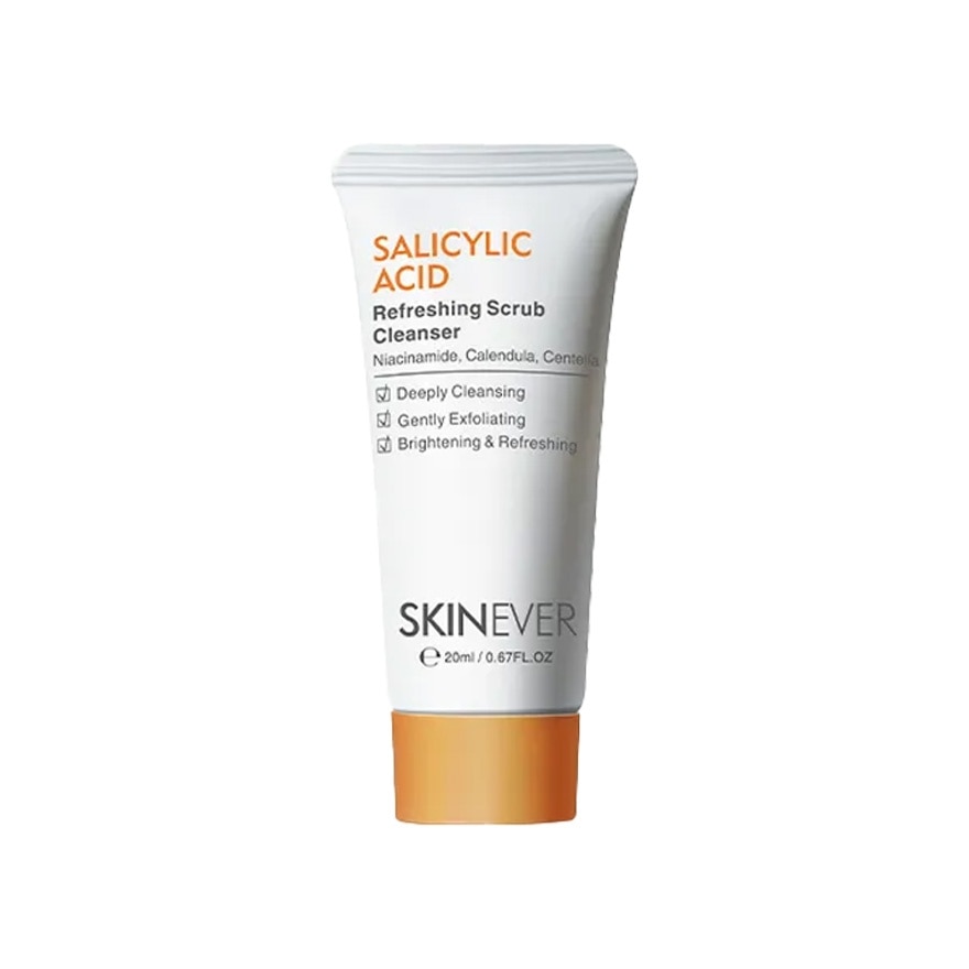 SKINEVER Salicylic Acid Refreshing Scrub Cleanser Travel Size 20ml image