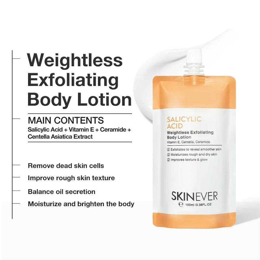 SKINEVER Salicylic Acid Weightless Exfoliating Body Lotion 100ml image