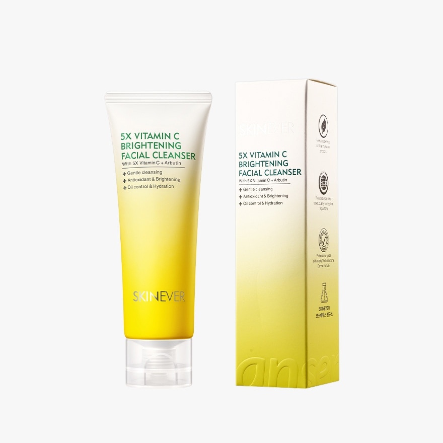 SKINEVER 5x Vitamin C Brightening Facial Cleanser 80ml image