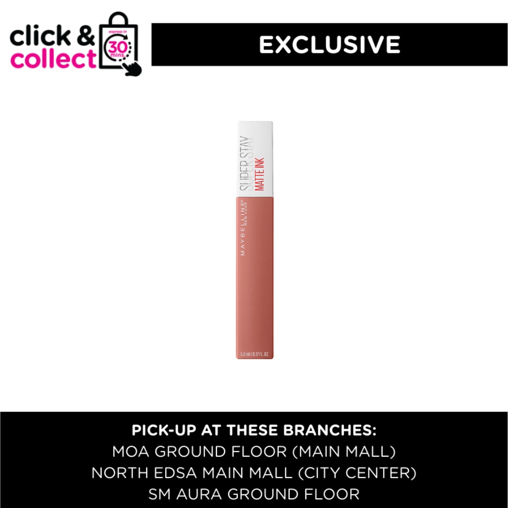 MAYBELLINE MAYBELLINE Superstay Matte Ink Ext 65 Seductress (Available for Click & Collect in Selected Stores)