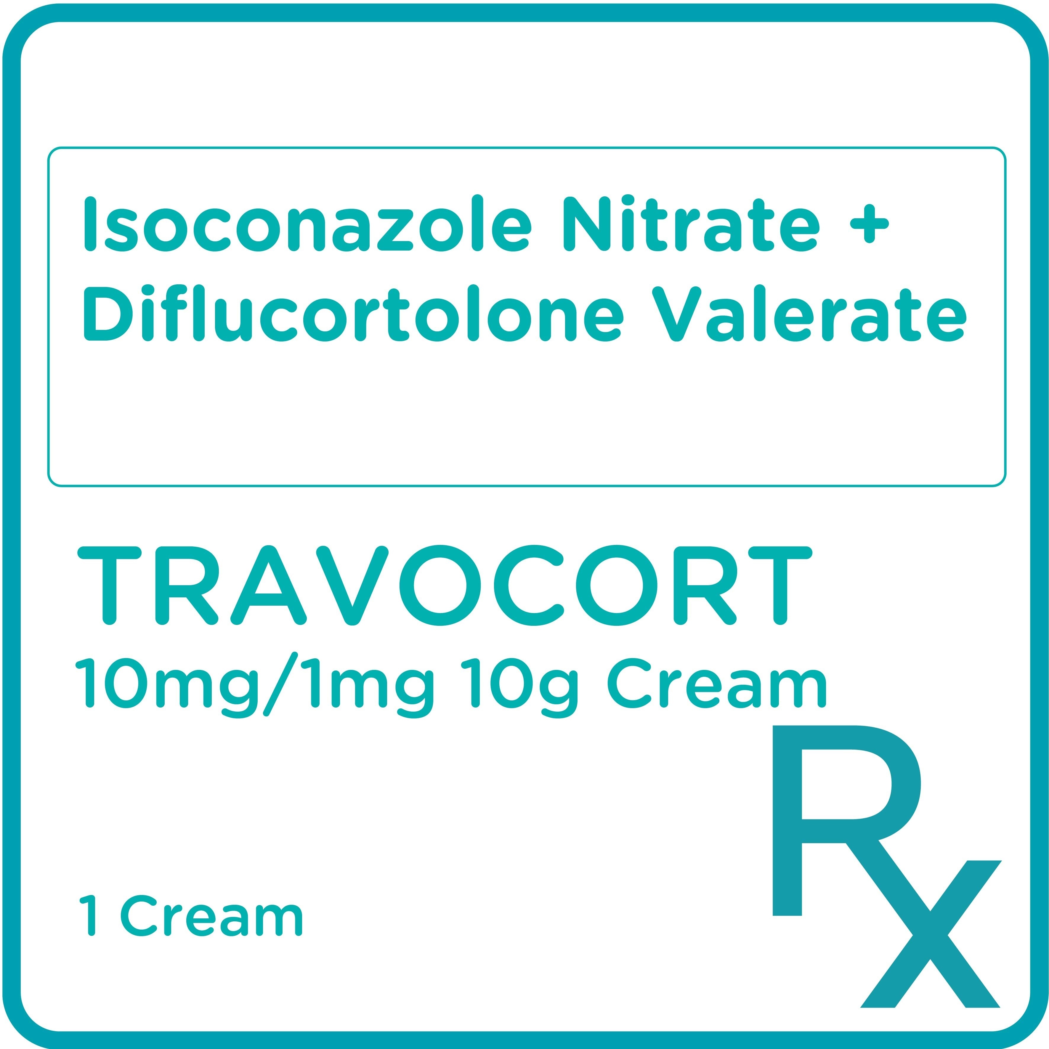 Isoconazole Nitrate + Diflucortolone Valerate 10mg/1mg 10g Cream [Prescription Required]