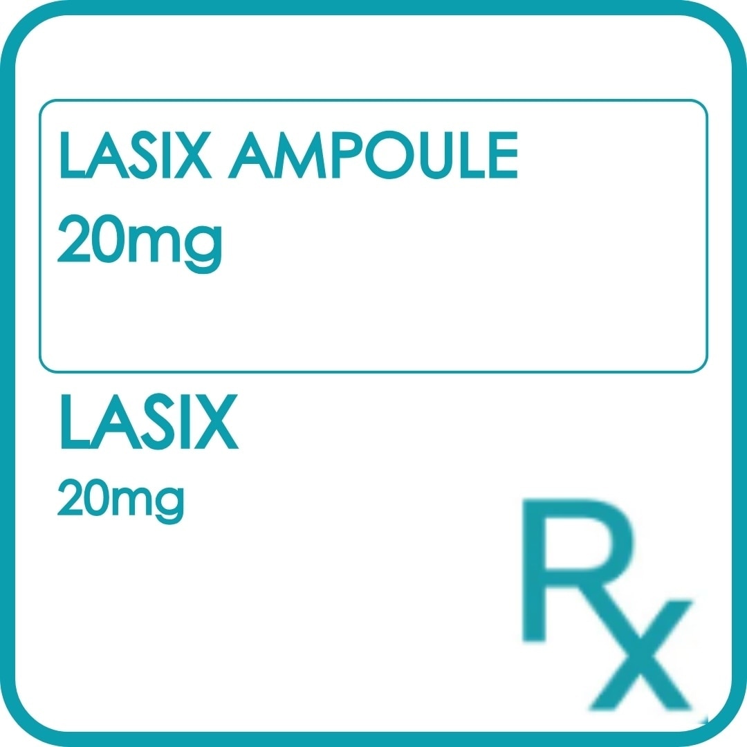 LASIX Ampoule 20mg [PRESCRIPTION REQUIRED]