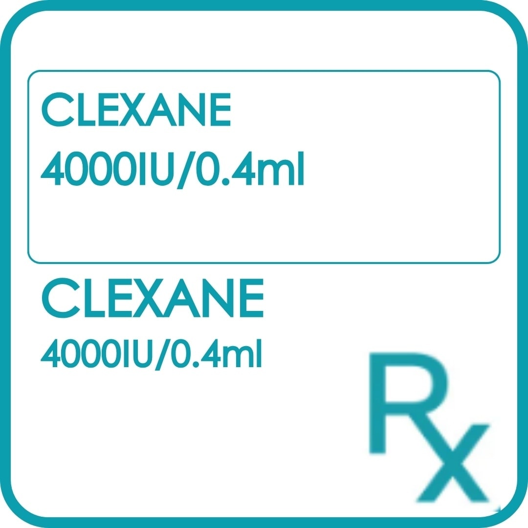 CLEXANE 4000IU/0.4Ml Pre Filled [PRESCRIPTION REQUIRED]