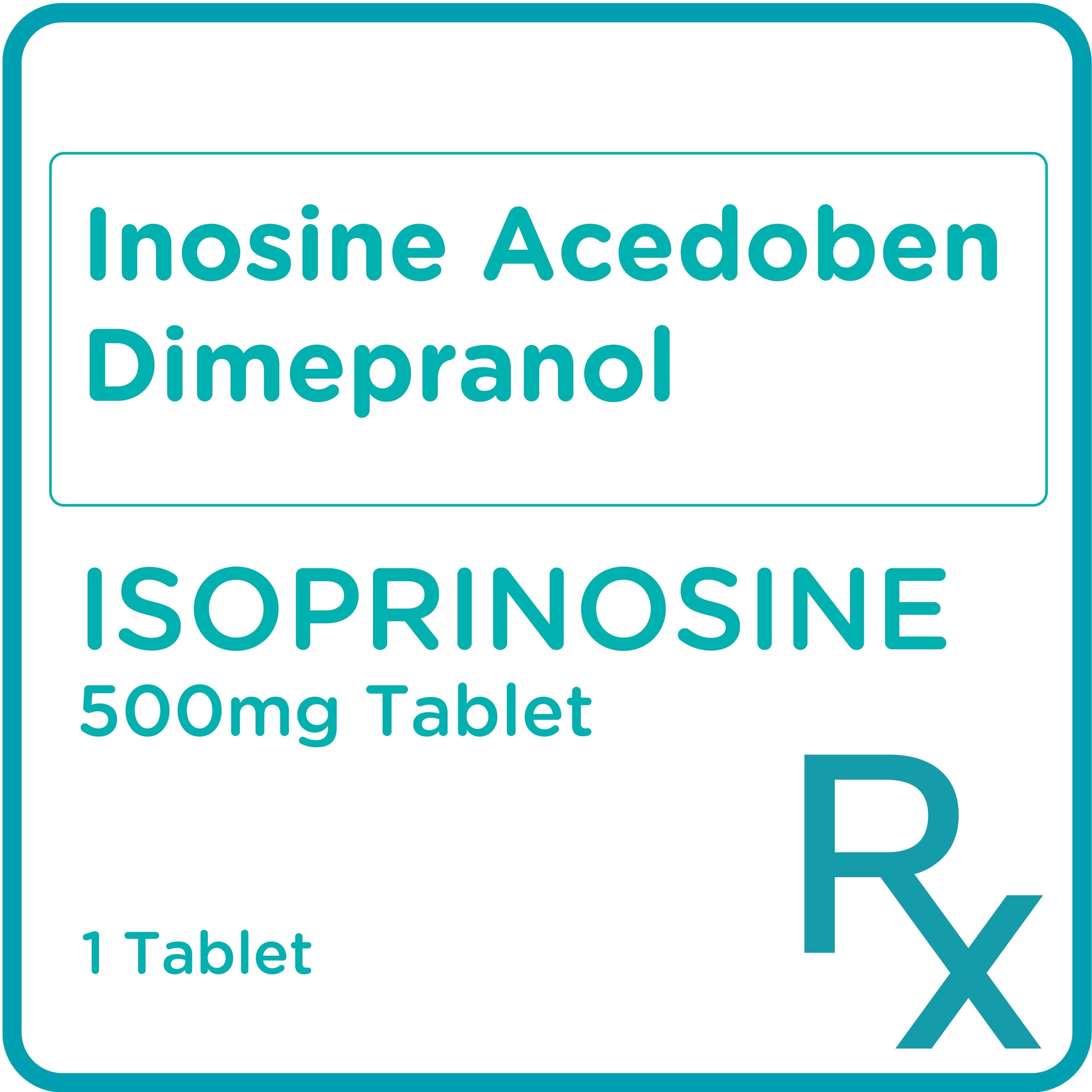 Inosine Acedoben Dimepranol 500mg 1 Tablet [Prescription Required]