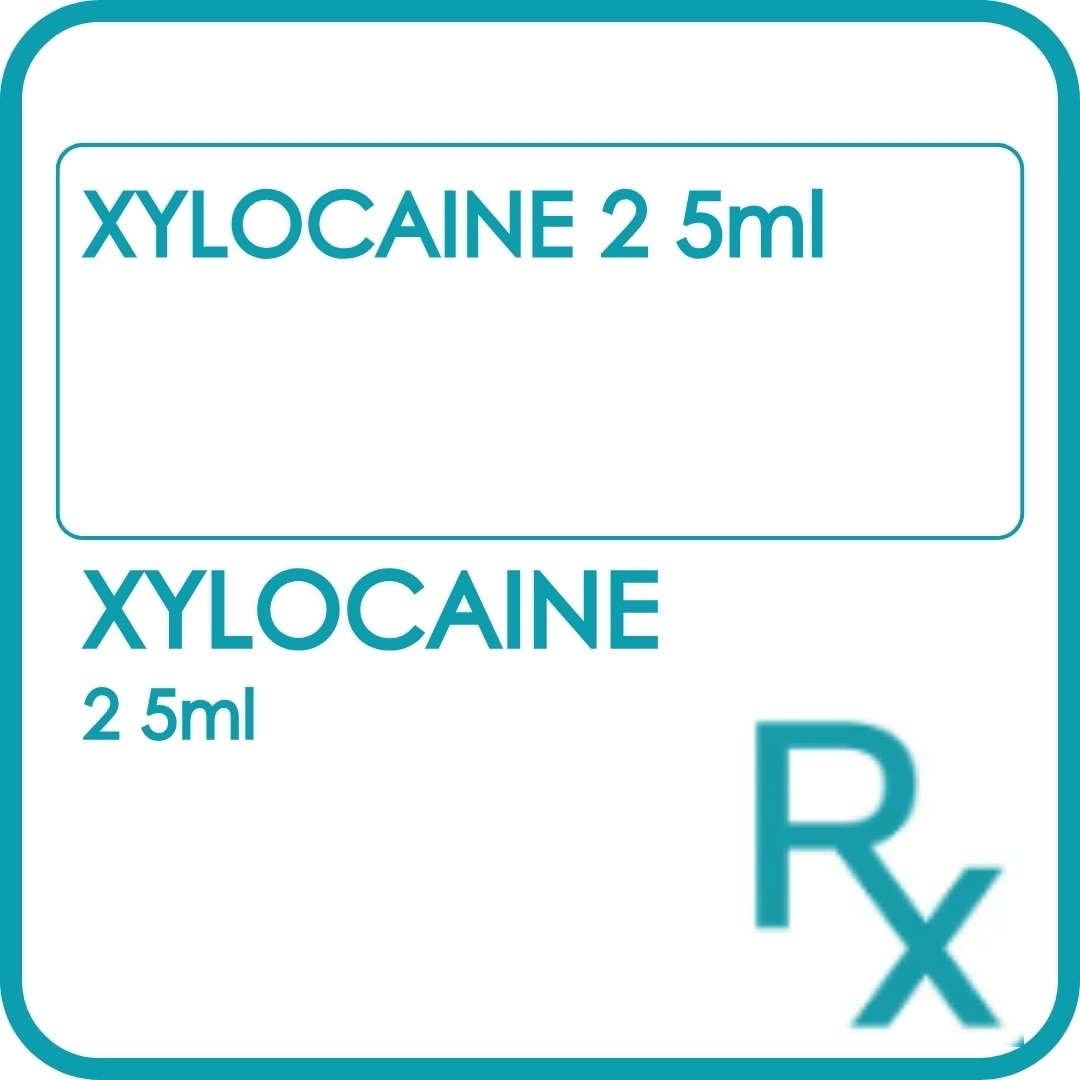 XYLOCAINE 2 5ml Sold Per Piece [PRESCRIPTION REQUIRED]