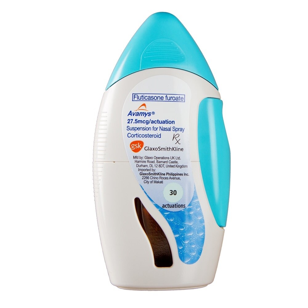 AVAMYS Fluticasone furoate 27.5mcg Nasal Spray 30 Doses 1 Bottle PRESCRIPTION REQUIRED Watsons Philippines
