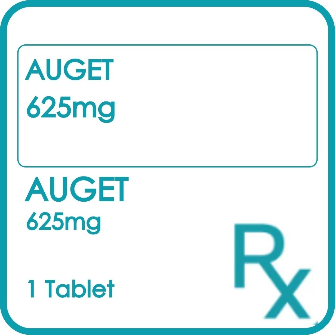 AUGET Tablet 625mg Sold Per Piece [PRESCRIPTION REQUIRED]