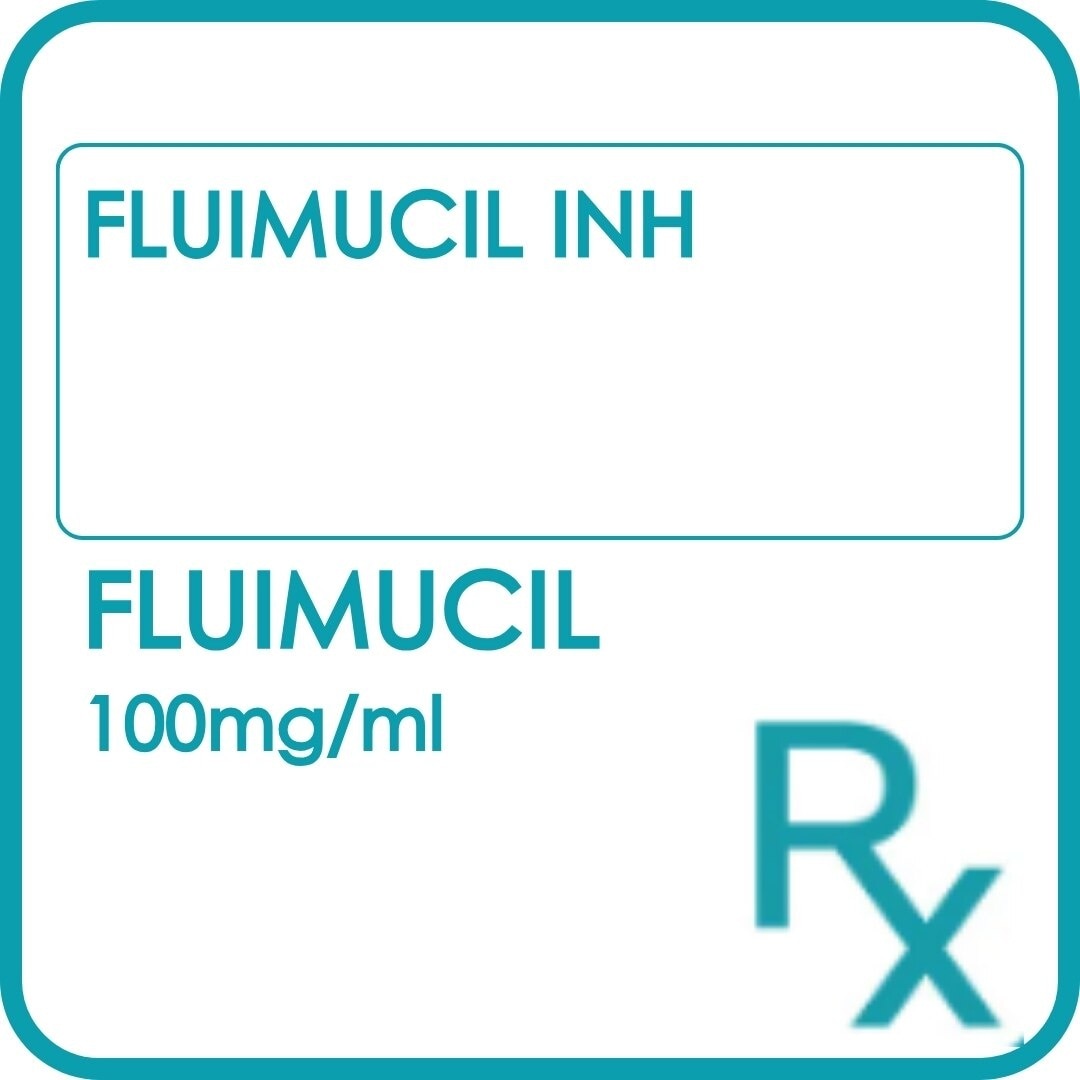 FLUIMUCIL Solution INH 100mg/ml Ampoule 3ml [PRESCRIPTION REQUIRED]