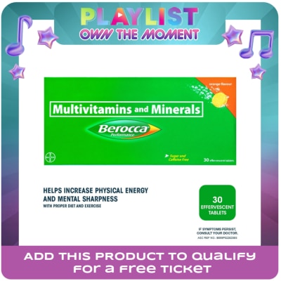 BEROCCA - Berocca Effervescent Tablet Orange Flavor 30s