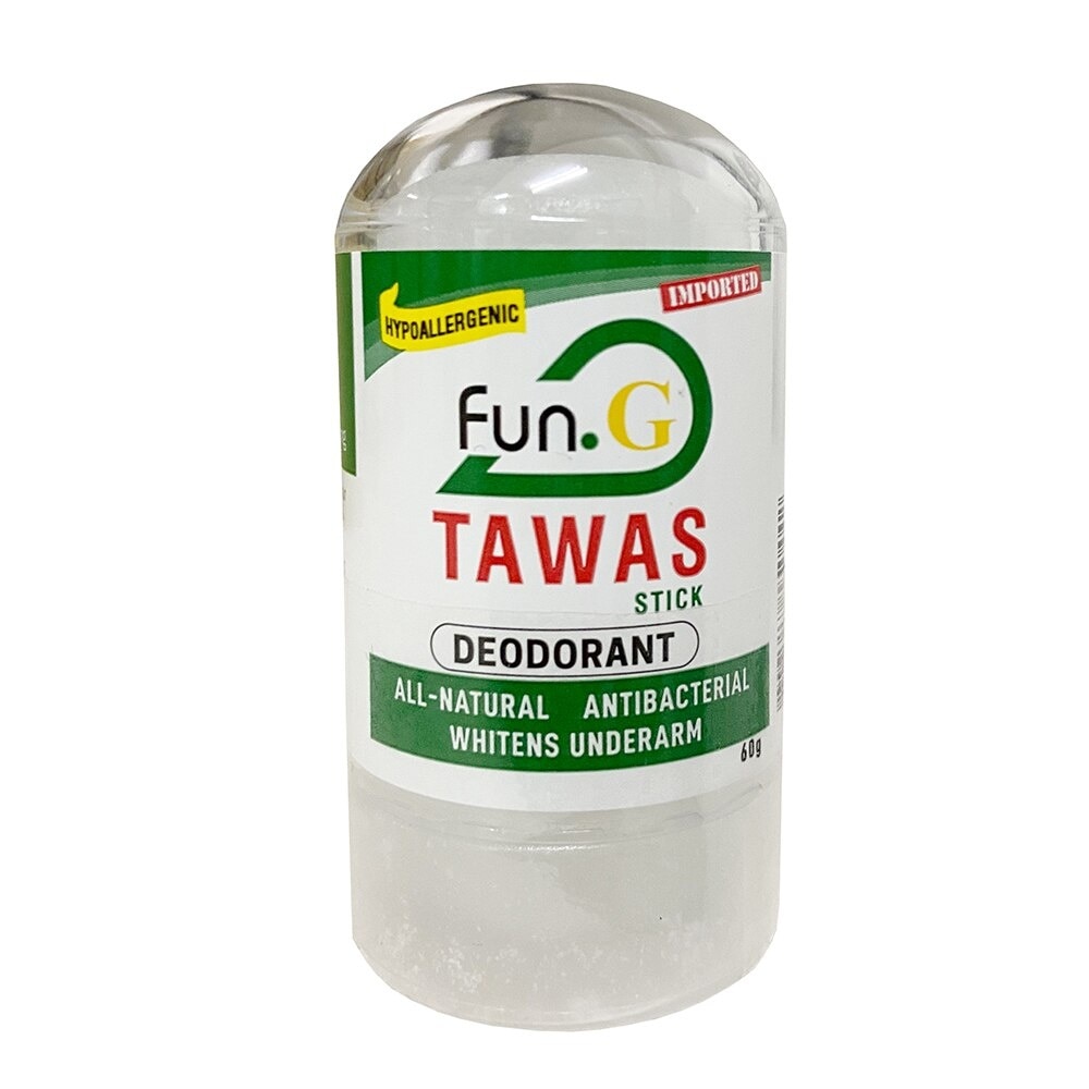 Tawas Stick All -Natural Antibacterial Whitens Underarm 60g