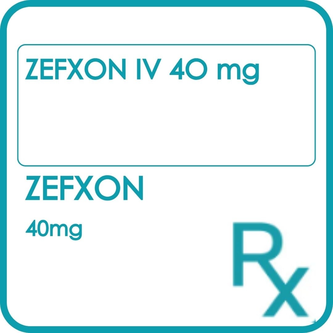 ZEFXON IV 40mg [PRESCRIPTION REQUIRED]